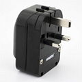 UKCA marking EU to UK fused plug adapter 13A 250V
