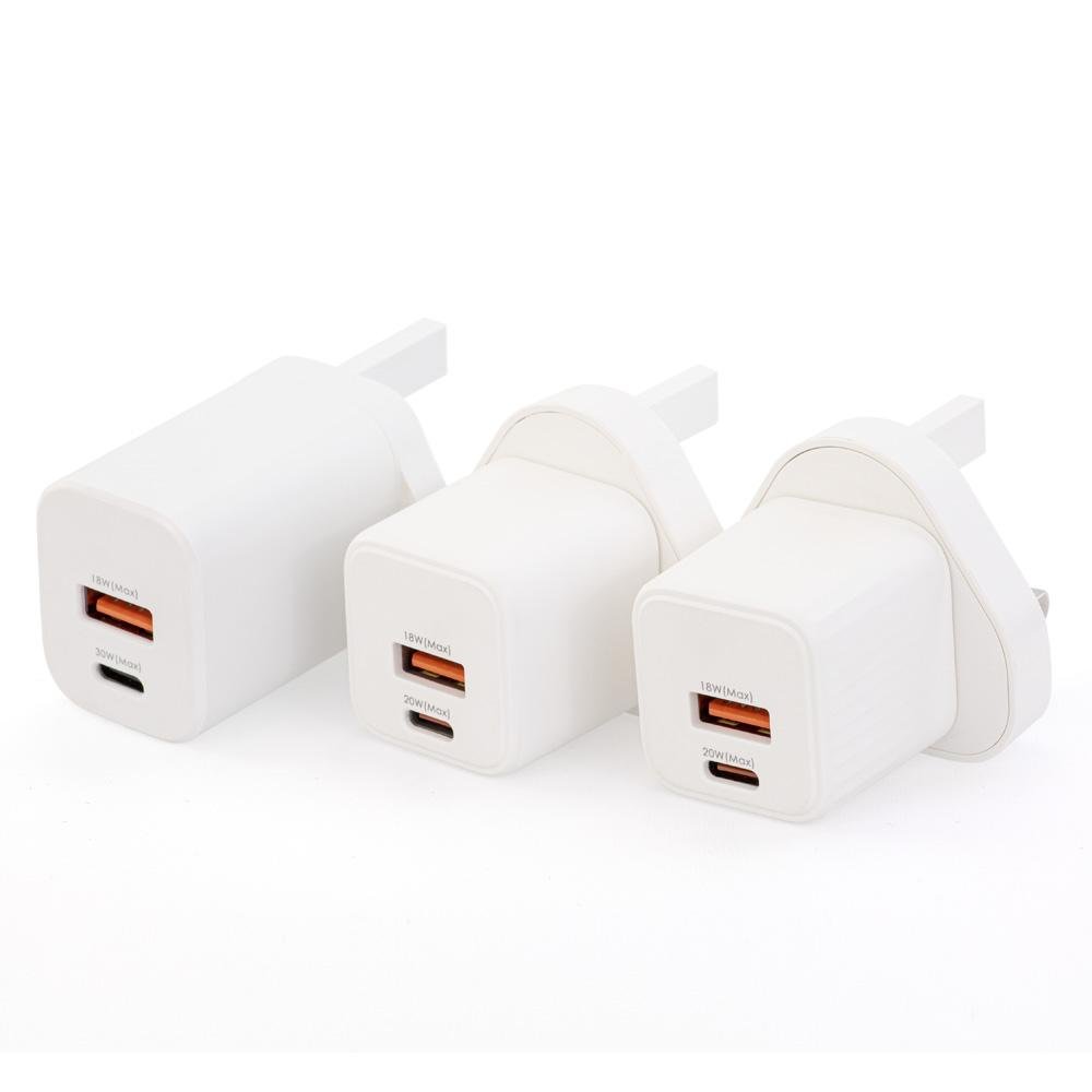 England Quick Charger A+C PD 20W UK USB Type C Fast EU US AU PD Charger  3