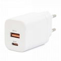 EU US UK AU Plug type c EU pd charger 20W usb c travel fast charger 5