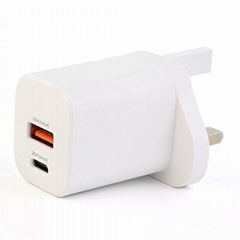 UK 30W Quick charger HongKong Singapore Malaysia PD fast charger