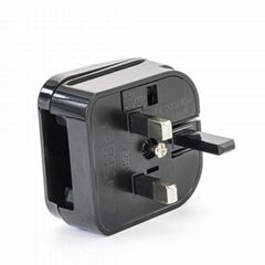 UKCA approved German to UK converter plug adapter EU to BS1363 UK type G plug