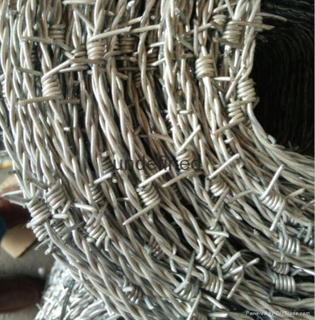 Galvanised Barbed Wire Fencing Roll