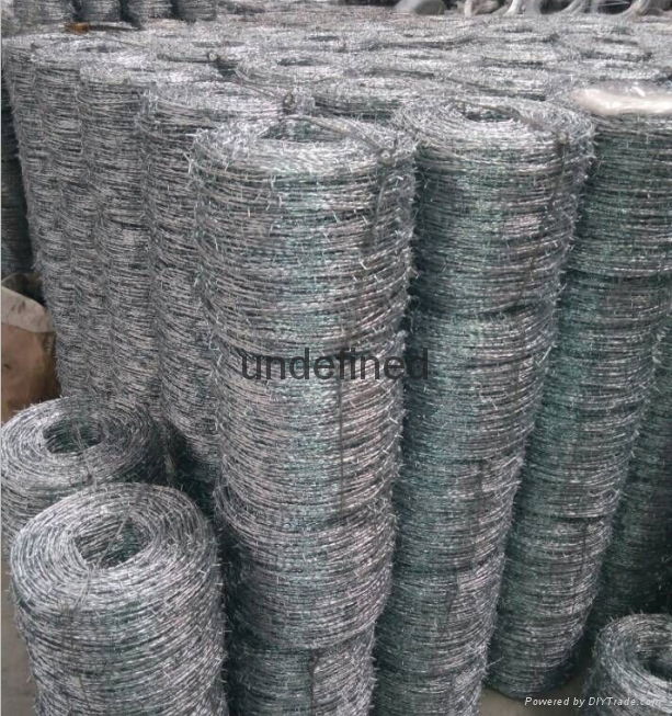 Galvanised Barbed Wire Fencing Roll 3
