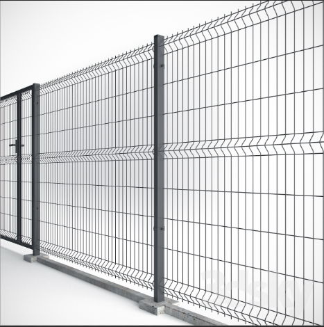  Nylofor 3D Heavy Welded Mesh Panel Fencing 2