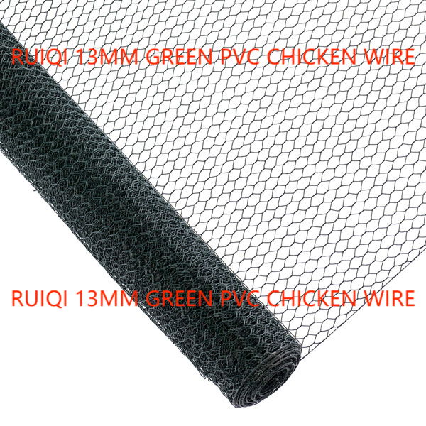 Green PVC Coated Chicken Wire Mesh Netting 