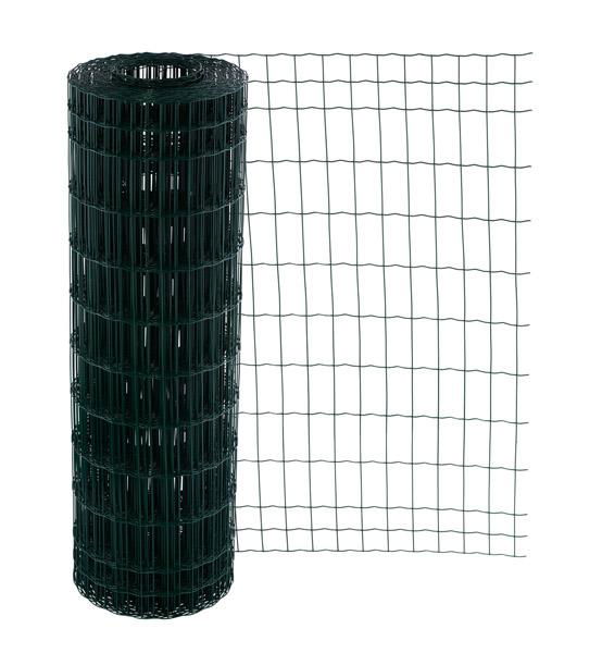 Green PVC Coated Welded Wire Mesh Garden Fence 