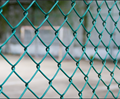 Green & Black Vinyl Coated Chain Link Fence Wire Mesh 