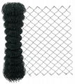 Green Plastic Coated ChainLink Fencing Wire Mesh  1