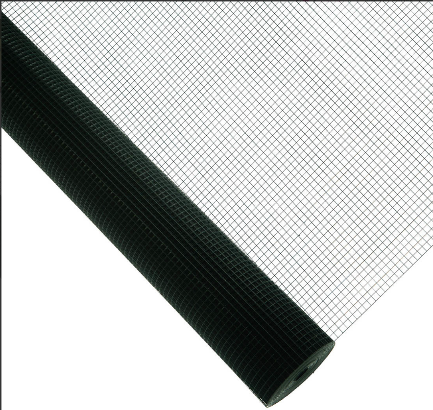 Green PVC Coated Welded Wire Mesh Roll 2