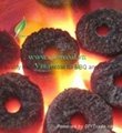 Odorless and white ash coconut shell charcoal for BBQ