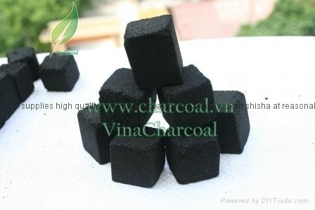  White ash coconut shell charcoal briquette for hookah shisha 4