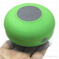 suction cup waterproof shower bluetooth  protable speaker for iphone 2