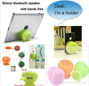 suction cup bluetooth shower speaker for bathroom