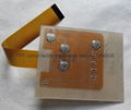 LED Backlight Tactile Membrane Switch with FPC Circuit, VTMS00315