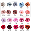 Preserved Flower 4-5cm 8Roses Heads, Real Preserved Roses For Home Decoration 15