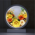 Preserved Flower Home Decoration Table Lamp Touch Screen Rechargeable Table Lamp 4