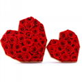 Preserved Flower Diamond Heart-shaped Gift Box Eternal Flower Gifts For Love