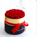 Preserved Roses Hug Bucket Gifts Eternal Flowers Gift Box For Valentines Day