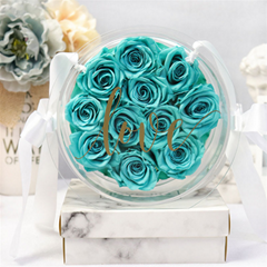 Preserved Fresh Flower Gifts Of Candy Bag Eternal Roses Gift Box For Wedding