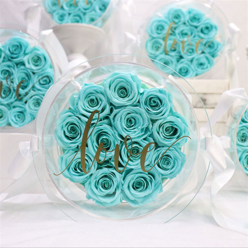 Preserved Fresh Flower Gifts Of Candy Bag Eternal Roses Gift Box For Wedding 4