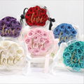 Preserved Fresh Flower Gifts Of Candy Bag Eternal Roses Gift Box For Wedding