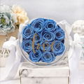 Preserved Fresh Flower Gifts Of Candy Bag Eternal Roses Gift Box For Wedding