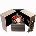 Preserved Flower Gift Box Drawer Jewelry Box For Girlfriend Valentine's Day Gift 4