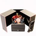 Preserved Flower Gift Box Drawer Jewelry Box For Girlfriend Valentine's Day Gift