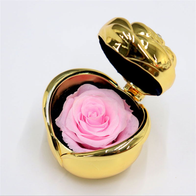 Jewelry Box With Eternal Rose Preserved Flowers Gifts For Women