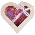 Rose Carnation Preserved Flower Heart-shaped Gift Box Valentine's Day Gifts 4