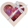 Rose Carnation Preserved Flower Heart-shaped Gift Box Valentine's Day Gifts