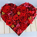 Rose Carnation Preserved Flower Heart-shaped Gift Box Valentine's Day Gifts 5