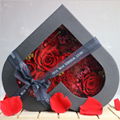 Rose Carnation Preserved Flower Heart-shaped Gift Box Valentine's Day Gifts 1