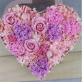 Rose Carnation Preserved Flower Heart-shaped Gift Box Valentine's Day Gifts 8