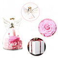 Eternal Flower Birthday Gift For Lady, Angel And Beautiful Rose Gifts 9