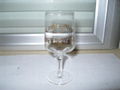 top quality glass crystal goblet