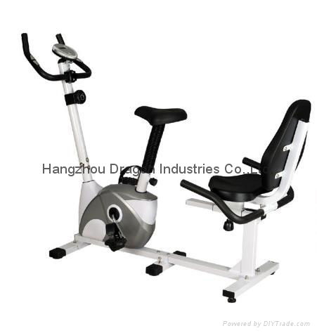 2 In 1 Magnetic Recumbent Exercise Bike MRM2500