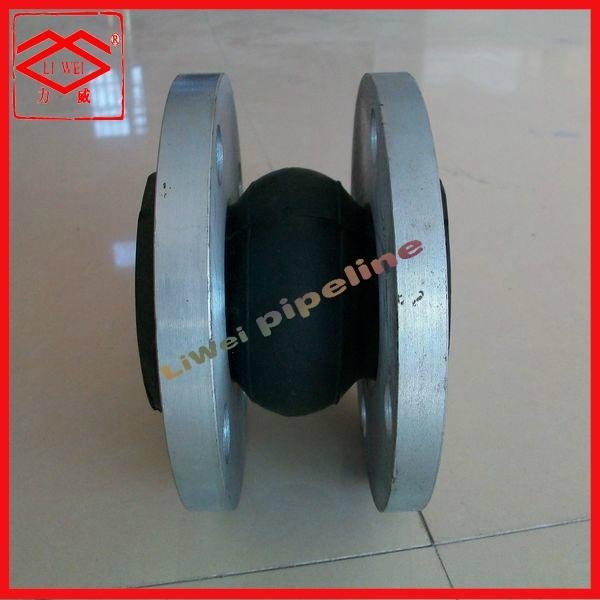 Single Sphere Rubber Expansion Joint with Flanges
