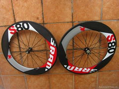 88mm Carbon Clincher Wheels Carbon Bicycle Wheelset Carbon Wheels