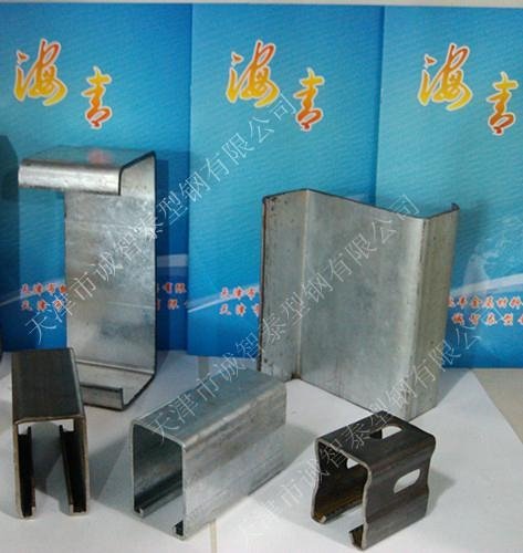 galvanized steel C purlins
