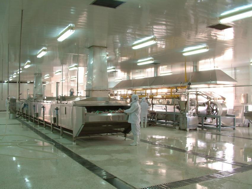 Factory for surimi crab sticks, flakes, chunks and bites