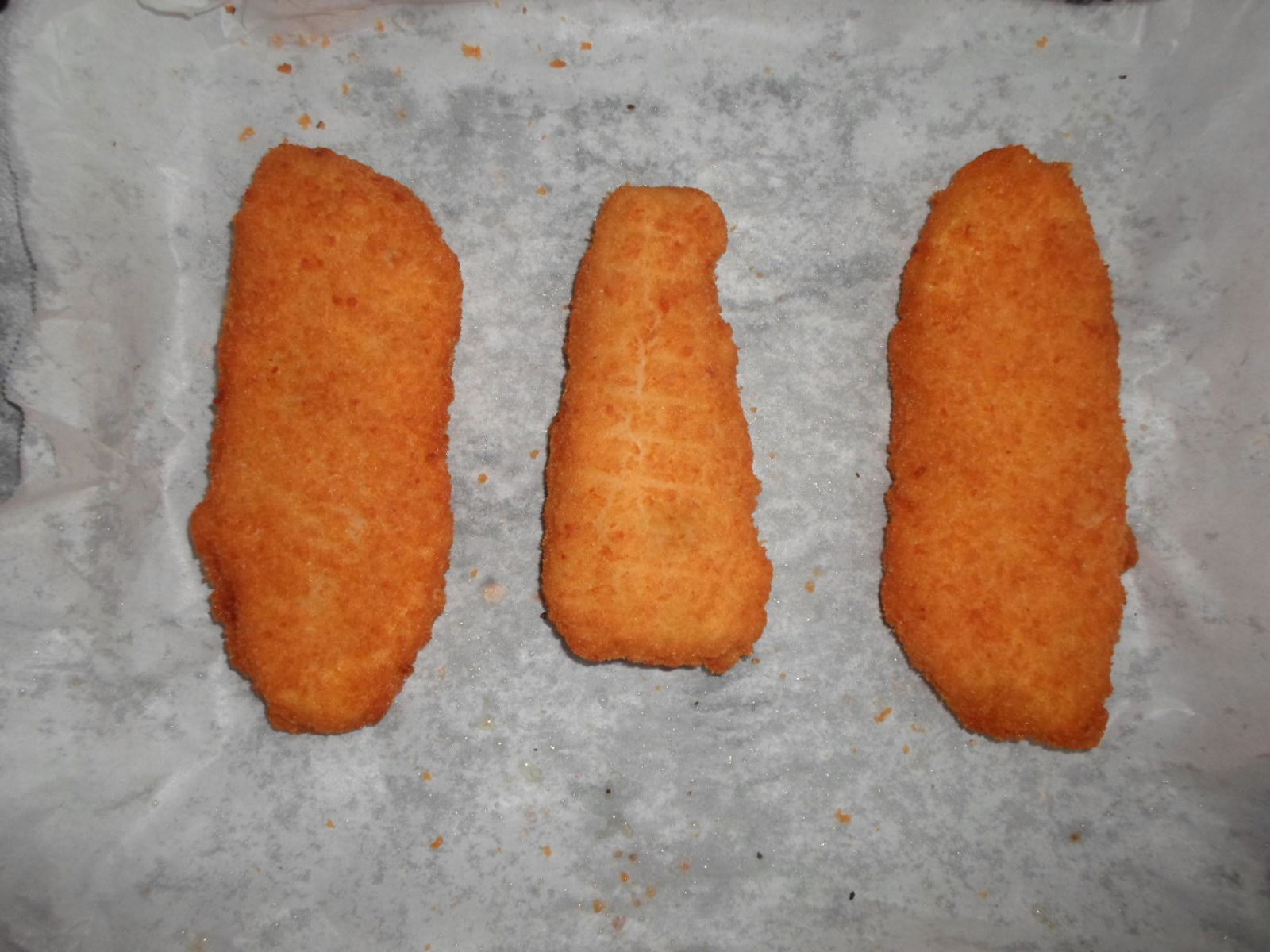 breaded and battered pollock fillets (Theragra Chalcogramma)