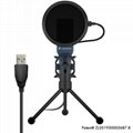 cheap new hot SF-777 USB microphone set for singing, podcasting, gaming, etc. 3