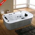 Hot sale small massage bathtub with Aristech acrylic bathtub 1