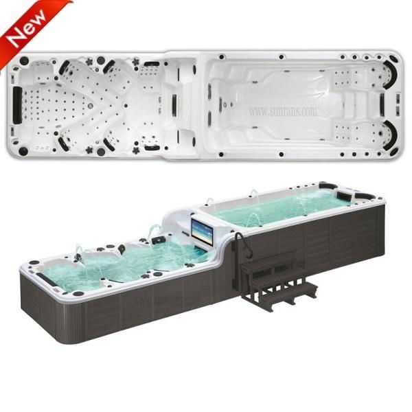 Hot sale Balboa system luxury outdoor swimming pool spa 2