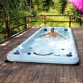 Hot sale Luxury outdoor large swim spa with Balboa system 1