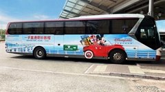 香港跨境巴士广告-口岸跨境巴士广告-跨境巴士