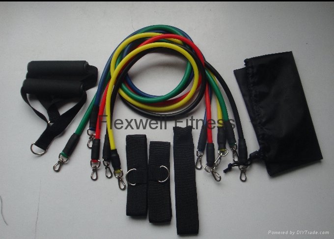 Latex Resistence Bands 11pcs set Fitness Exercise FW5126