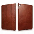 iCarer iPad Pro 9.7 inch Vintage Series Side Open Genuine Leather Case