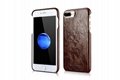 iCarer iPhone 7 Plus Metal Warrior Oil Wax Real Leather Back Case 2